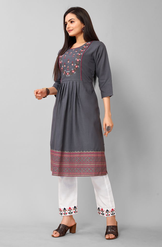 Neha 43535 Casual Cotton Kurti With Bottom Collection
